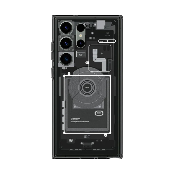 قاب اسپیگن Galaxy S23 Ultra مدل Ultra Hybrid Spigen Ultra Hybrid Zero One Gray Galaxy S23 Ultra Case