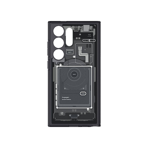 قاب اسپیگن Galaxy S23 Ultra مدل Ultra Hybrid Spigen Ultra Hybrid Zero One Gray Galaxy S23 Ultra Case