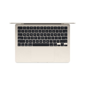 لپ ‌تاپ اپل 13.6 اینچ مدل MacBook Air M4 24/512GB Apple MacBook Air 13.6-inch 2025 M4 24GB RAM 512GB SSD Starlight Laptop - MC6A4