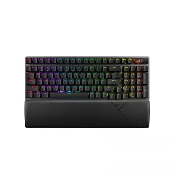 کیبورد بی سیم گیمینگ ایسوز مدل ROG Strix Scope II 96 Asus ROG Strix Scope II 96 Black Wireless Gaming Keyboard