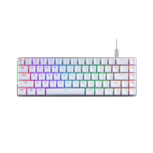 کیبورد گیمینگ ایسوز مدل ROG Falchion Ace Asus ROG Falchion Ace White Gaming Keyboard