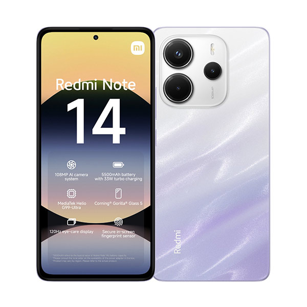 خرید آنلاین گوشی موبایل شیائومی مدل Xiaomi Redmi Note 14 6/128GB