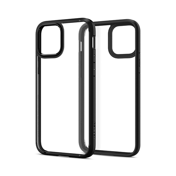قاب اسپیگن iPhone 12 مدل Ultra Hybrid Spigen Ultra Hybrid Matte Full Black iPhone 12 Case