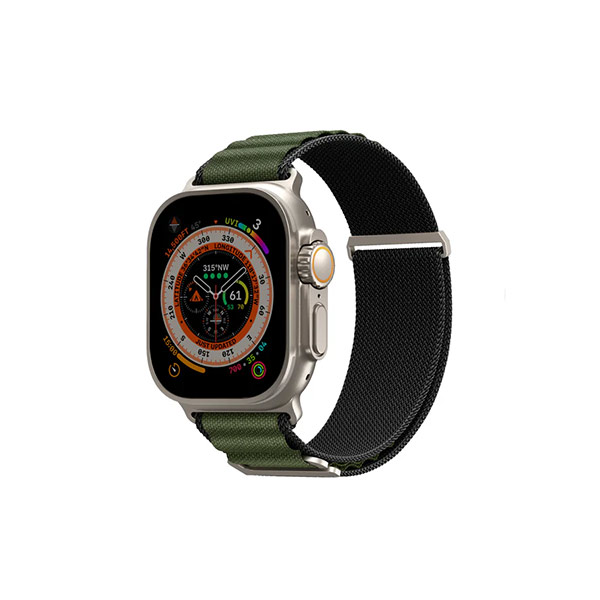 بند ساعت اسکین آرما مدل Kobu مناسب اپل واچ 45 میلی‌متری SKINARMA Kobu Green Apple Watch 45mm Band