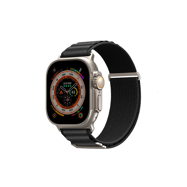 بند ساعت اسکین آرما مدل Kobu مناسب اپل واچ 45 میلی‌متری SKINARMA Kobu Black Apple Watch 45mm Band