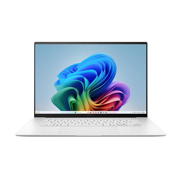 لپ ‌تاپ ایسوز 16 اینچ مدل Zenbook OLED UM5606WA Ryzen Al 9 370HX 32/2TB Radeon Asus Zenbook OLED UM5606WA 16-inch Ryzen Al 9 370HX 32GB RAM 2TB SSD Radeon White Laptop