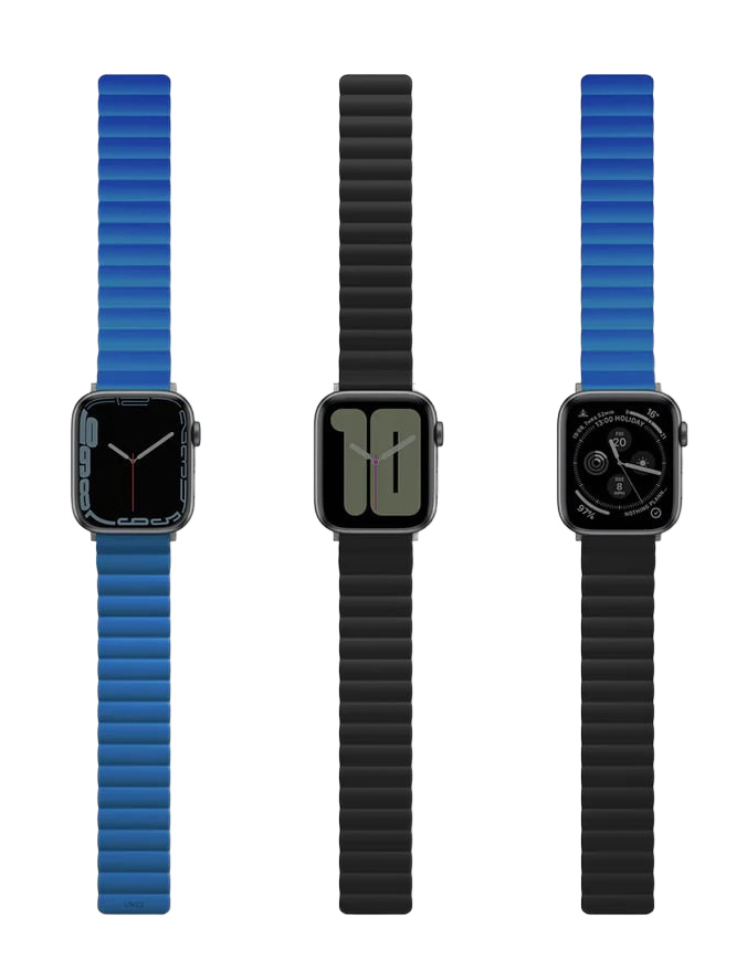 UNIQ Revix بند ساعت سیلیکونی ضدآب با رنگ‌های جذاب مناسب Apple Watch سایز ۴۱mm