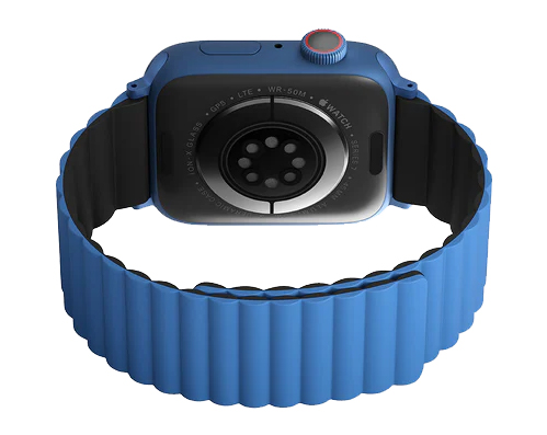 UNIQ Revix Premium Edition بند ساعت چرمی ضدآب با لایه داخلی سیلیکونی مناسب Apple Watch سایز ۴۹mm