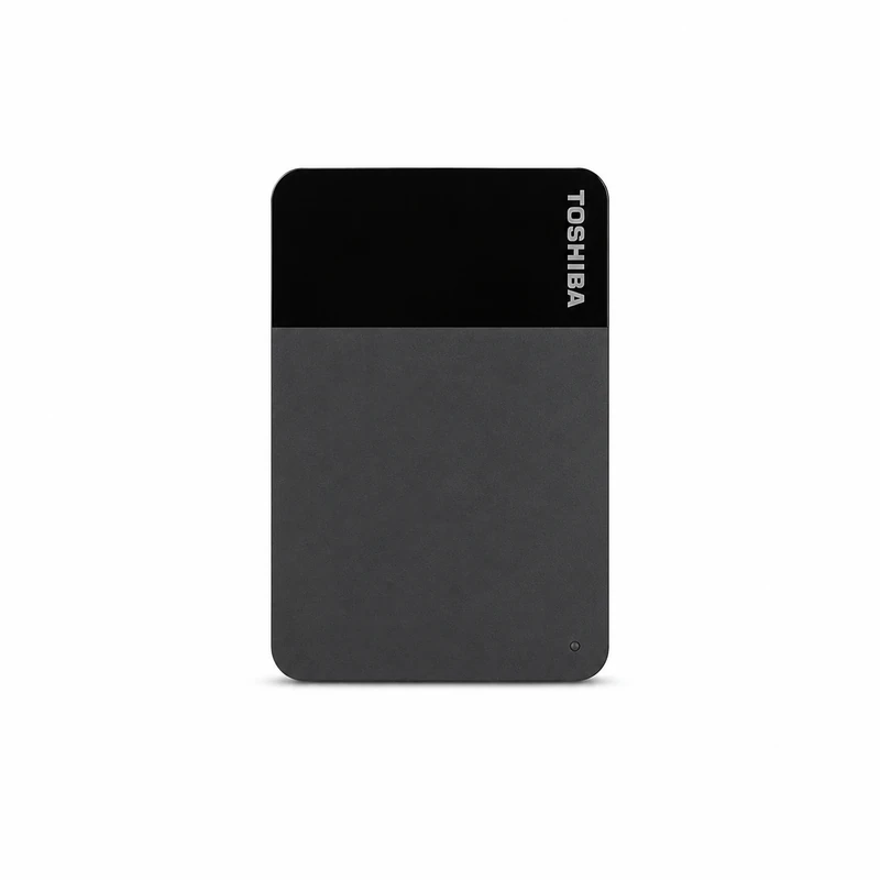 هارد اکسترنال توشیبا مدل Canvio Ready رنگ مشکی با طراحی باریک و رابط USB 3.2 برای ذخیره‌سازی اطلاعات