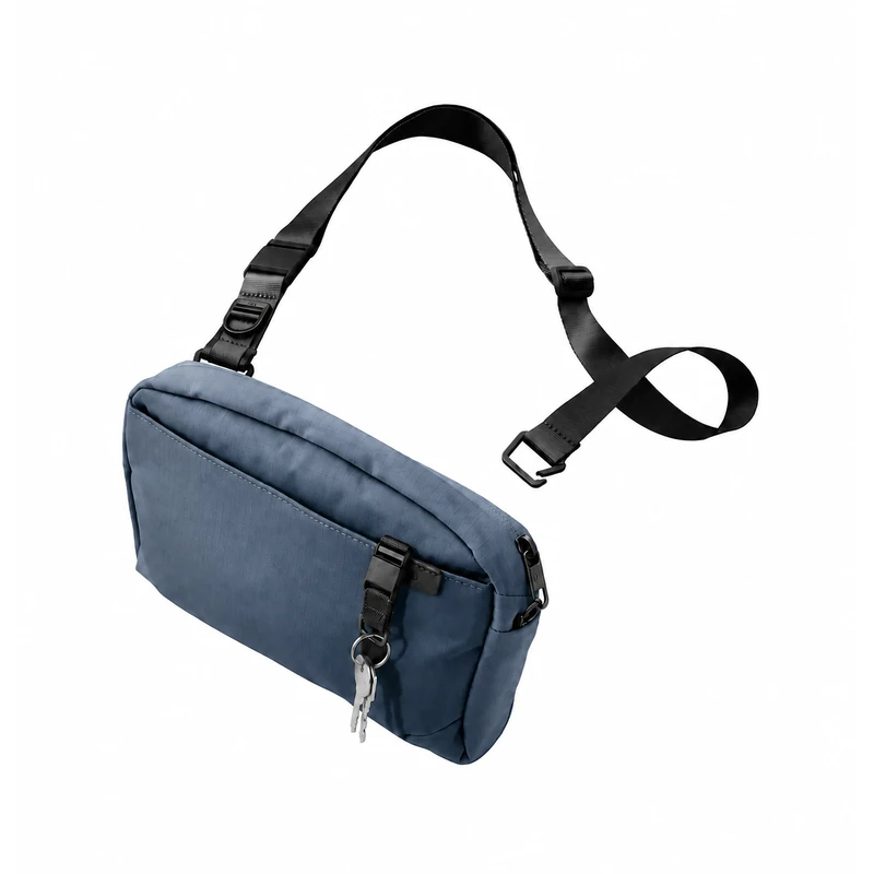 نمای پشت کیف اسلینگ یونیک Arden رنگ آبی Nocturne Blue