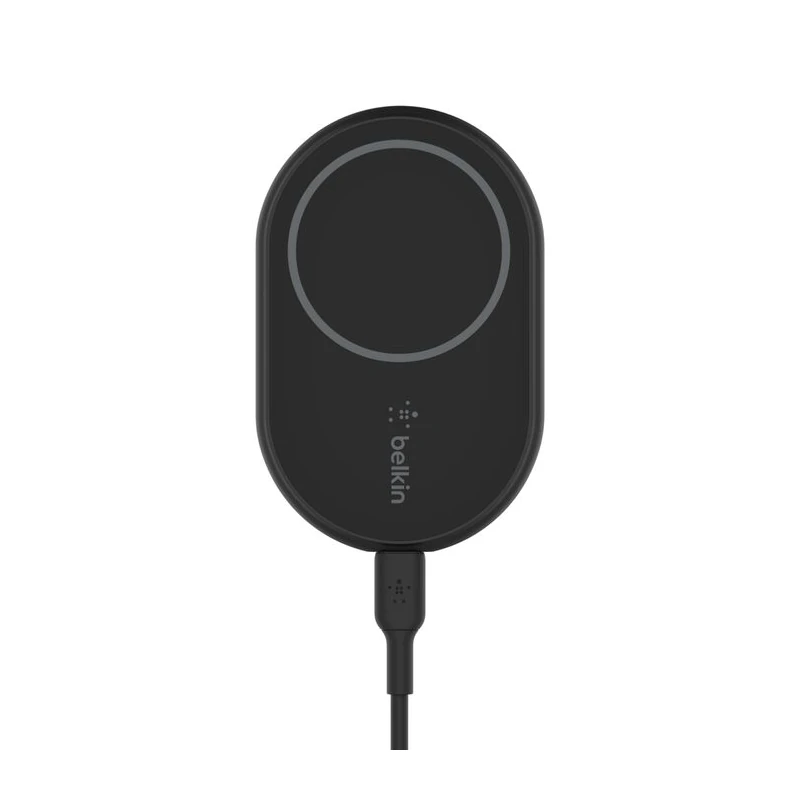 شارژر بی‌سیم مغناطیسی مشکی Belkin به همراه کابل شارژ