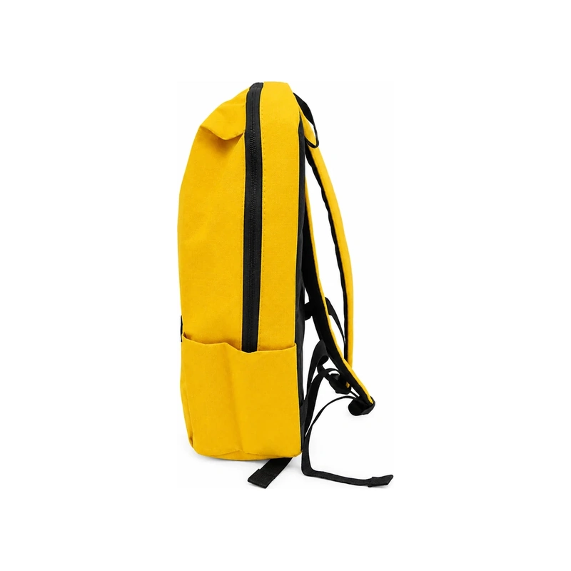 نمای جانبی کوله پشتی شیائومی Mi Casual Daypack ظرفیت 10 لیتر رنگ زرد