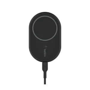 شارژر بی‌سیم مغناطیسی مشکی Belkin به همراه کابل شارژ