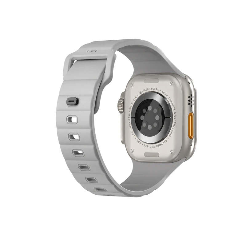 نمای پشت بند اپل واچ UNIQ Stride Grey مناسب Apple Watch سایز 44، 45، 46 و 49 میلی‌متر