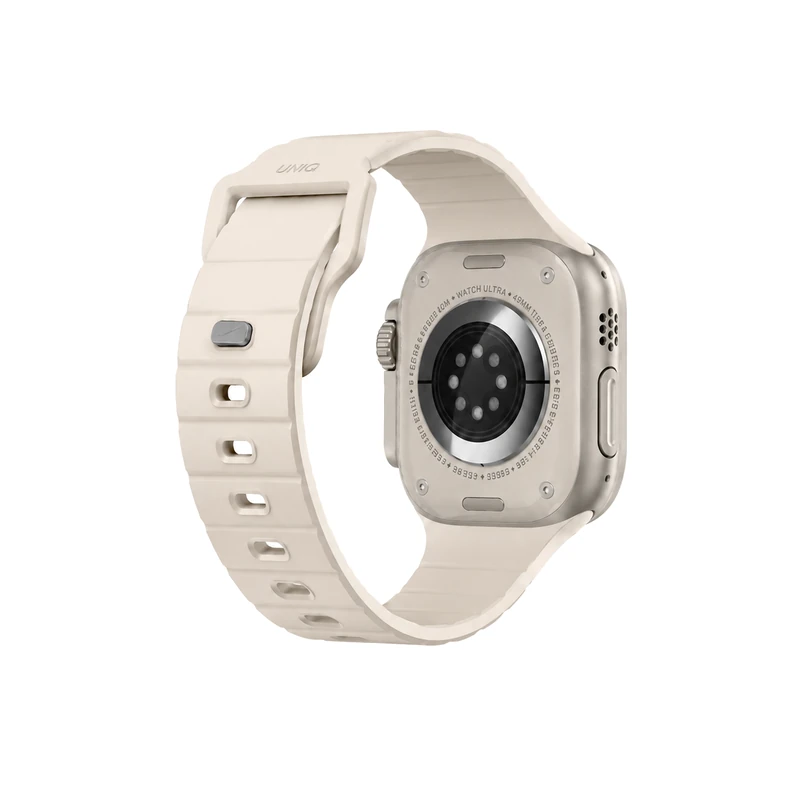 نمای پشت بند اپل واچ UNIQ Stride Pale Khaki مناسب Apple Watch سایز 40، 41 و 42 میلی‌متر