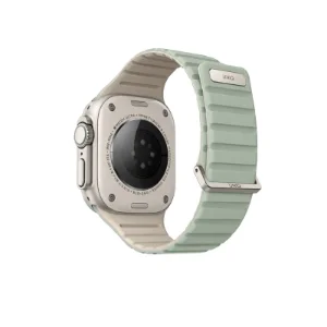 نمای پشت بند اپل واچ UNIQ Revix Evo Soft Mint/Beige سبز نعنایی و بژ، مناسب Apple Watch سایز 40، 41 و 42 میلی‌متر