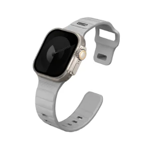 نمای باز بند اپل واچ UNIQ Stride Grey مناسب Apple Watch سایز 44، 45، 46 و 49 میلی‌متر