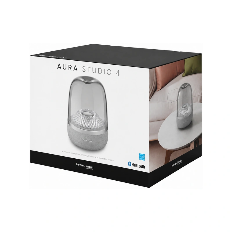 جعبه اسپیکر هارمن کاردن Aura Studio 4 سفید خاکستری