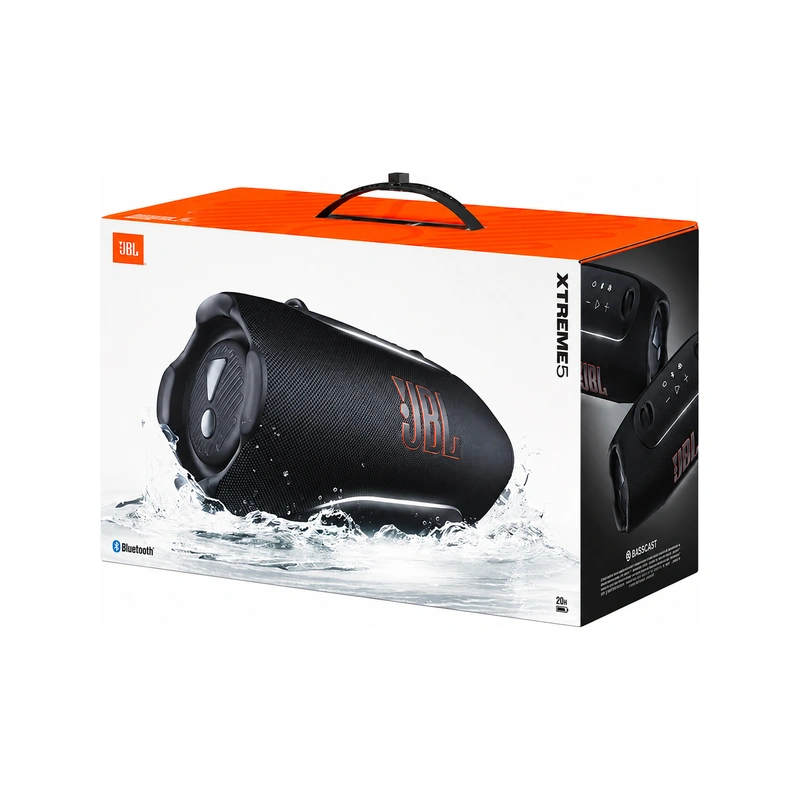 تصویر جعبه اسپیکر جی‌بی‌ال Xtreme 5 مشکی