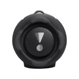 نمای کناری اسپیکر جی‌بی‌ال Xtreme 5 مشکی و رادیاتور پسیو