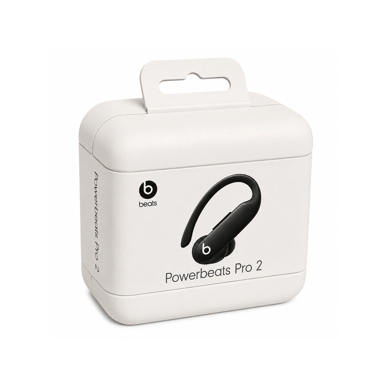 کیس شارژ Beats Powerbeats Pro 2 رنگ Jet Black نمای روبرو