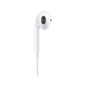 نمای نزدیک گوشی سمت راست هندزفری اپل EarPods Lightning سفید