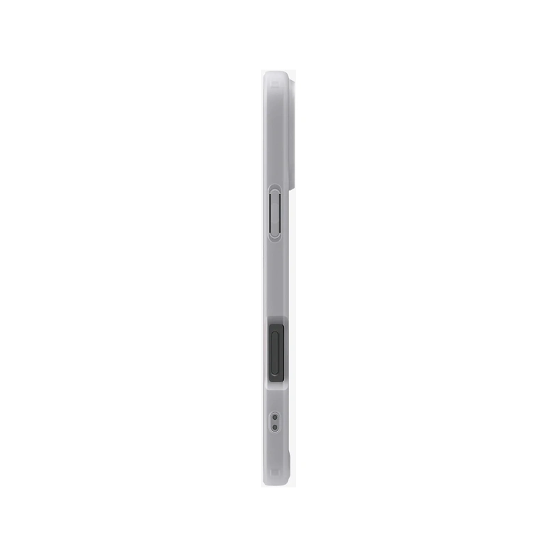 نمای جانبی قاب Spigen Ultra Hybrid Classic Classic Silver برای iPhone 16 Pro Max