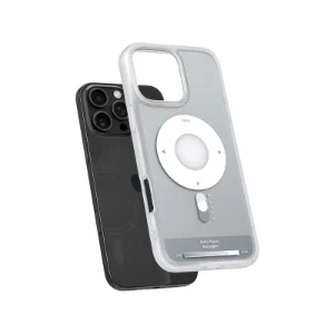 نمای جداشده قاب Spigen Ultra Hybrid Classic Classic Silver برای iPhone 16 Pro Max