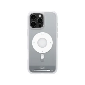نمای پشت قاب Spigen Ultra Hybrid Classic Classic Silver برای iPhone 16 Pro Max