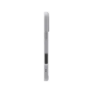 نمای جانبی قاب Spigen Ultra Hybrid Classic Classic Silver برای iPhone 16 Pro Max