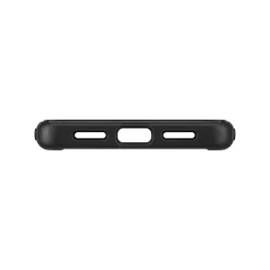 قاب Spigen Ultra Hybrid Classic Black برای iPhone 16 Pro Max نمای سه‌رخ همراه گوشی