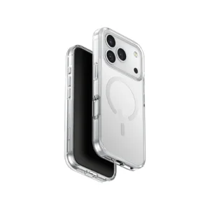 نمای باز قاب شفاف UNIQ Clario Lucent Clear برای iPhone 17 با حلقه مغناطیسی