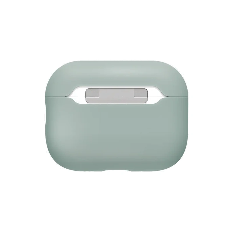 نمای پشت قاب UNIQ Lino Mint Green برای AirPods 3