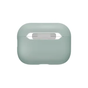 نمای پشت قاب UNIQ Lino Mint Green برای AirPods 3