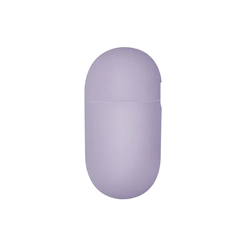 نمای کناری قاب UNIQ Lino Lavender برای AirPods 3