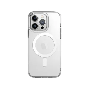 نمای پشت قاب شفاف UNIQ LifePro Xtreme Clear Glitter برای iPhone 14 Pro با حلقه MagSafe
