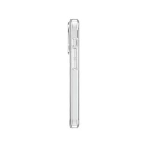 نمای کناری قاب شفاف UNIQ LifePro Xtreme Clear Glitter برای iPhone 14 Pro و دکمه‌های جانبی