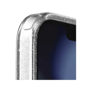 نمای نزدیک جزئیات گوشه قاب UNIQ LifePro Xtreme Crystal Clear برای iPhone 14 Pro Max
