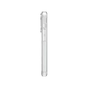 نمای کناری قاب شفاف UNIQ LifePro Xtreme Clear Glitter برای iPhone 14 Pro Max و دکمه‌های جانبی
