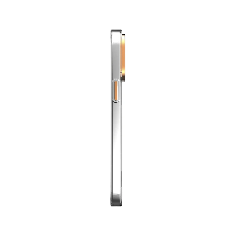 قاب Moshi iGlaze Slim Hardshell Sunset Gold برای iPhone 14 Pro، نمای کناری