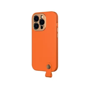 قاب Moshi Altra Slim Hardshell Electric Orange برای iPhone 14 Pro، نمای سه‌رخ پشت
