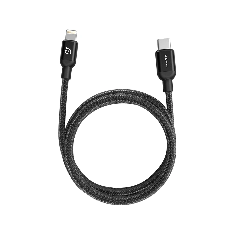 کابل شارژ آدام المنتس USB-C به Lightning مدل PeAk II طول 1.2 متر