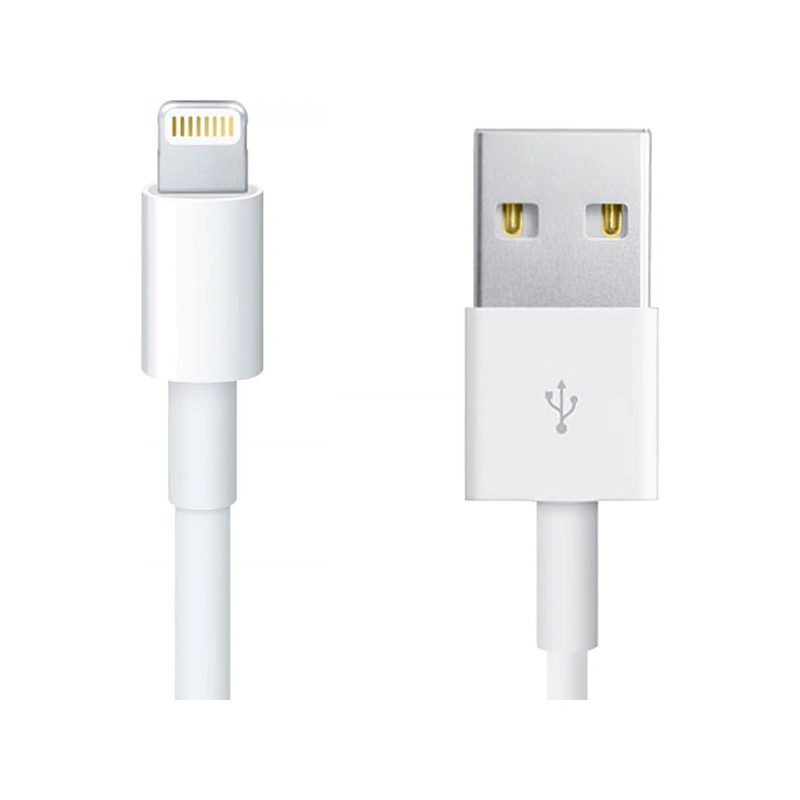کانکتورهای کابل اپل USB به Lightning یک متری سفید