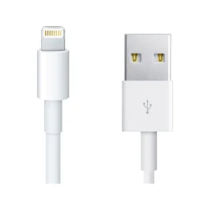 کانکتورهای کابل اپل USB به Lightning یک متری سفید