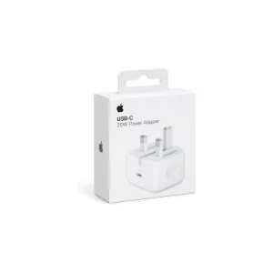 بسته‌بندی آداپتور دیواری اپل 20 وات USB-C سفید نسخه B/A