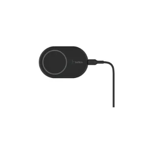 شارژر بی‌سیم خودرو Belkin BoostCharge 10W Magnetic مشکی همراه کابل