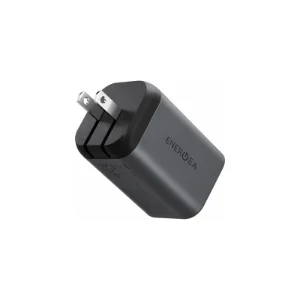 نمای پشت شارژر دیواری Energea AmpCharge Mini 45W مشکی با دوشاخه برق