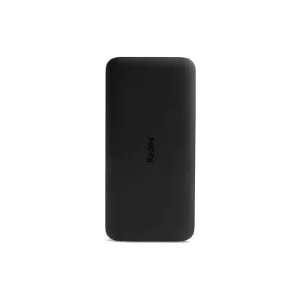 پاوربانک شیائومی Redmi ظرفیت 20000 میلی‌آمپر ساعت مشکی نمای جلو