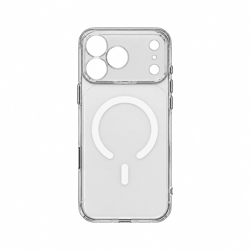 نمای پشت قاب UNIQ AirSuit Glossy Clear برای iPhone 18 Pro
