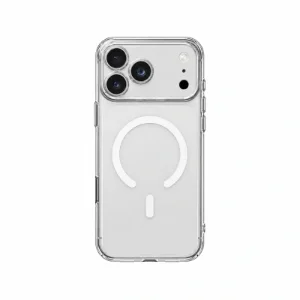 نمای پشت قاب UNIQ AirSuit Glossy Clear روی iPhone 18 Pro